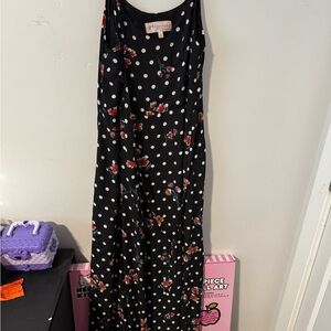 Philosophy Black Dress with White Accents